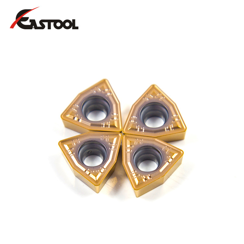 工廠供應 CNC 機床硬質(zhì)合金切削刀具 U 型鉆削用可轉(zhuǎn)位刀片 WCMX06T308 - 細節(jié)圖 03